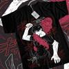 Jujutsu Kaisen Fushiguro Toji Tshirt Anime Horror Black Short Sleeve Tshirt