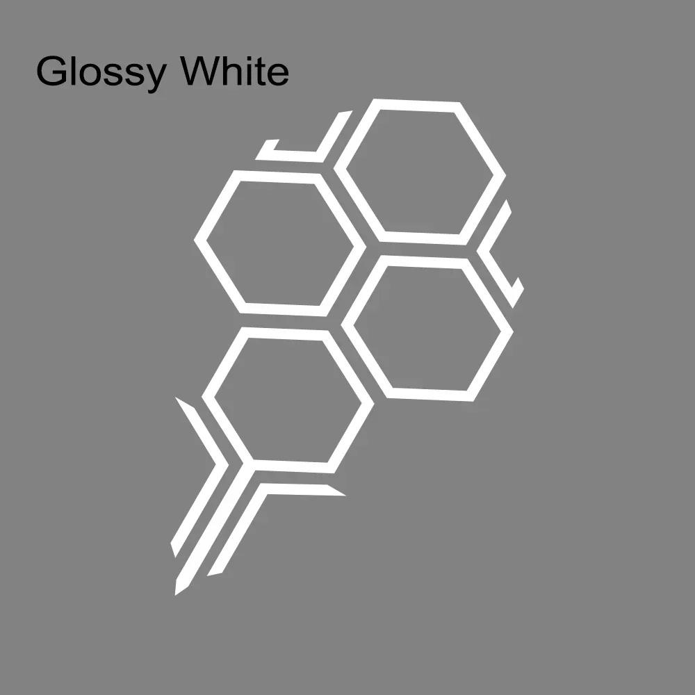 Creative Honeycomb Pattern Car Engine Hood Sticker Racing Style Car Hood Vinyl Decal Auto Body Decoration Sticker Accessories
