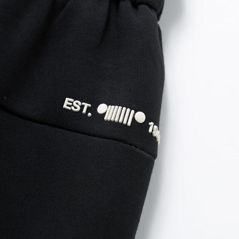 Jeep Men's Heavyweight Loose Straight Cuffed Casual Pants