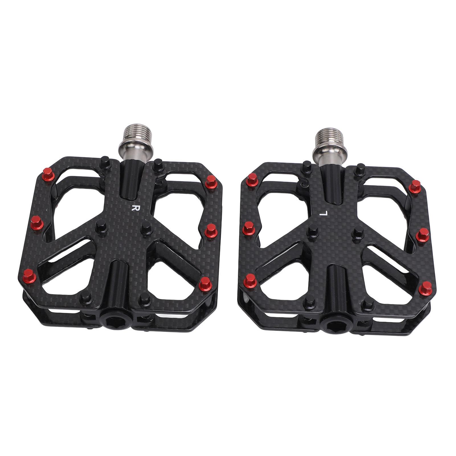 2Pcs Mountain Bike Pedal Waterproof Dust Proof Sealed Bearing Anti Skid Bike Pedal for Bicycle