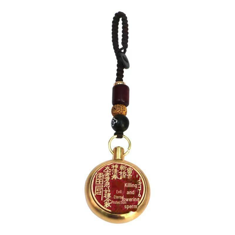 Zwölf Sternzeichen Messing Zinnoberkürbis Auto Anhänger Schlüsselanhänger