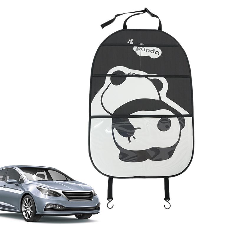 

Seat Back Protector For Kids PU Leather Kick Mats Protect From Dirt Car Supply KidsKick Mat For Back Seat Protection From Dirt чёрный