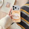 Cute Cat Phone Case With Beaded Wrist Strap Lanyard For iPhone 17 16 15 14 Pro Max Shockproof Soft TPU Protective Cover for Girl