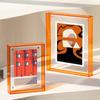 Color Acrylic Photo Frame Picture Frame and Acrylic Decorative Tray - Horizontal and Vertical Formats for Tabletop/Wall Display