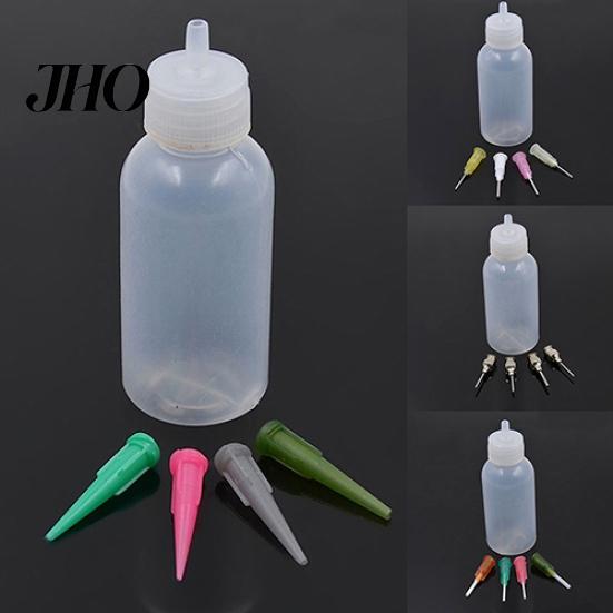 Henna Tattoo Applikator Squeeze Kunststoff Zeichenflasche Detaillierung Düsenspitze Set
