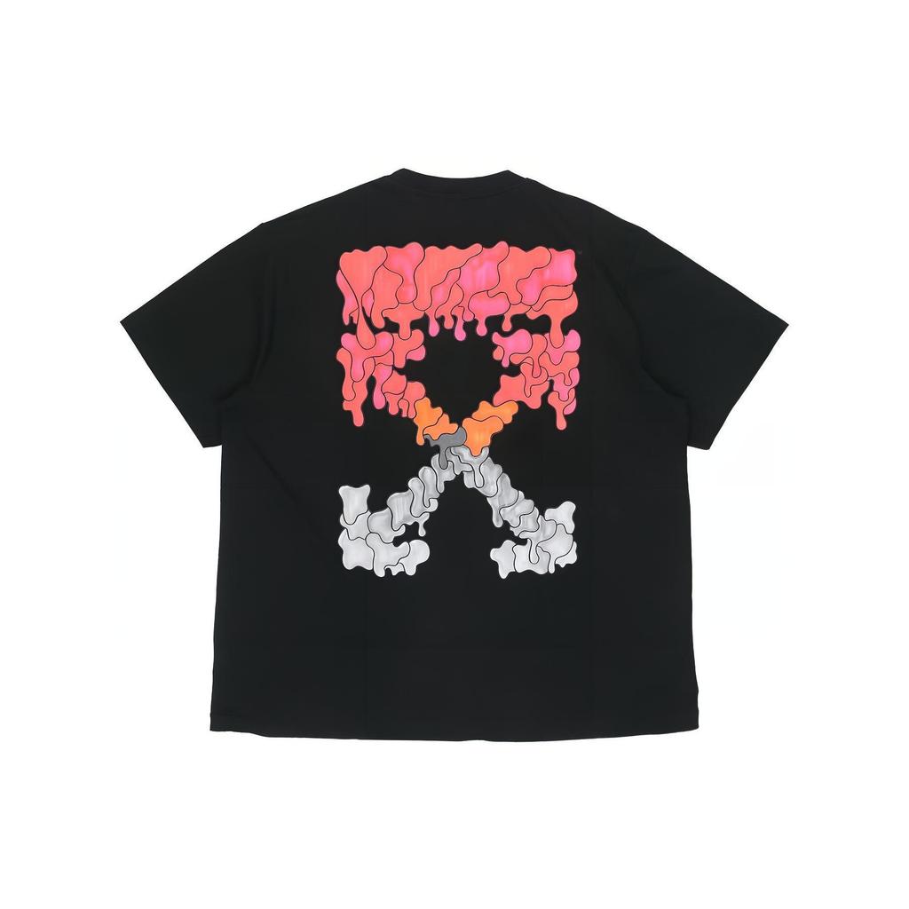 OFF WHITE Koszulka z strzałką Markerową OMAA038S21JER0021025