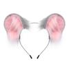 Set Cosplay Urechi și Coadă de Șoarece de Pluș de Halloween - Accesorii Drăguțe pentru Bandă de Cap cu Animale