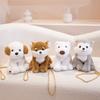 Stuffed Animals West Highland Plush Toy Lying Stuffed Puppy Doll Simulation Akita Dog  Children Toy