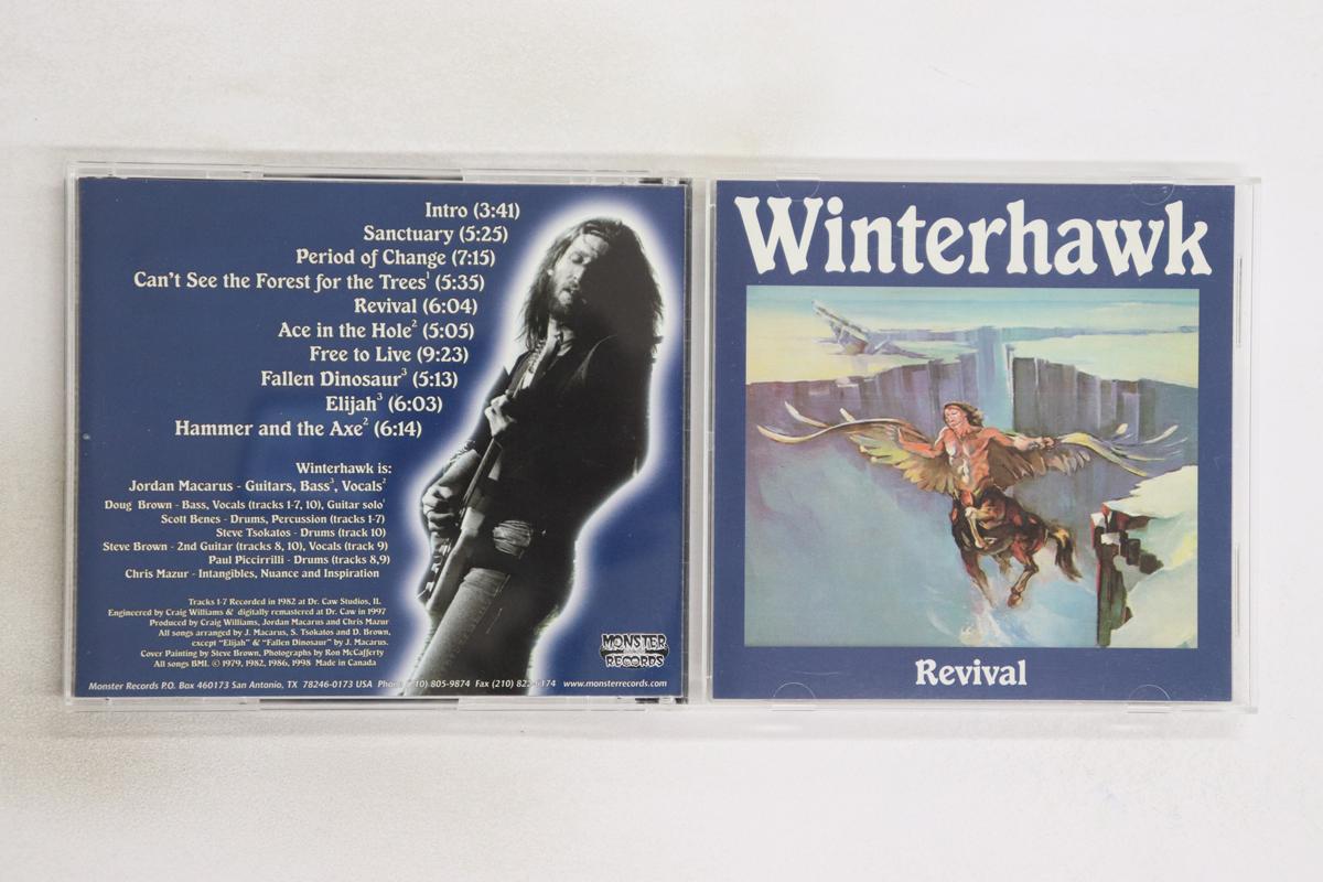 

CD WINTERHAWK - Revival MONSTER006 MONSTER 1998 Japan Rock Used