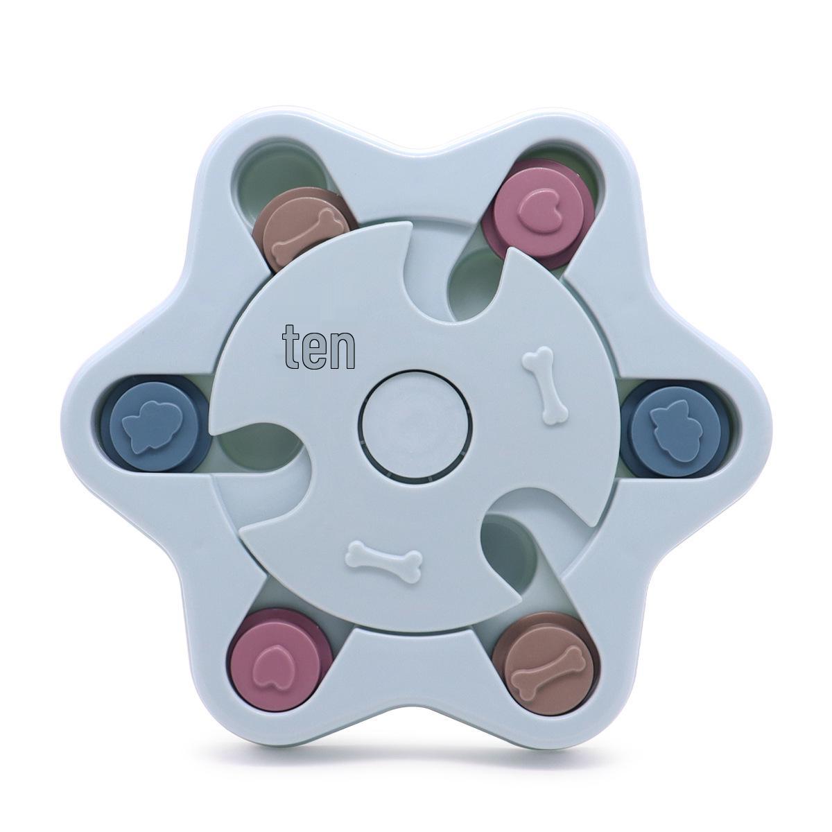

Cross-Border Pet Puzzle Toy: Dog Treat Dispenser Turntable & Slow Feeder for Self-Entertainment and Boredom Relief.