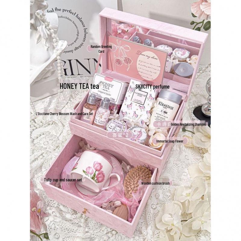 Luxury Bridesmaid Gift Box: High-End, Practical Souvenir for Best Friends, Women, and Nurses' Day.