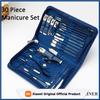 Maniküre-Set 30 in 1 Nagelknipser-Set Nagel-Kit für Damen Herren Edelstahl Maniküre-Set Professionell mit Reisekoffer
