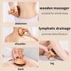 Wood Therapy Fascia Release Massage Tools Trigger Point Lymphatic Drainage Cellulite Massage Brush Gua Sha Body Sculpting Tool