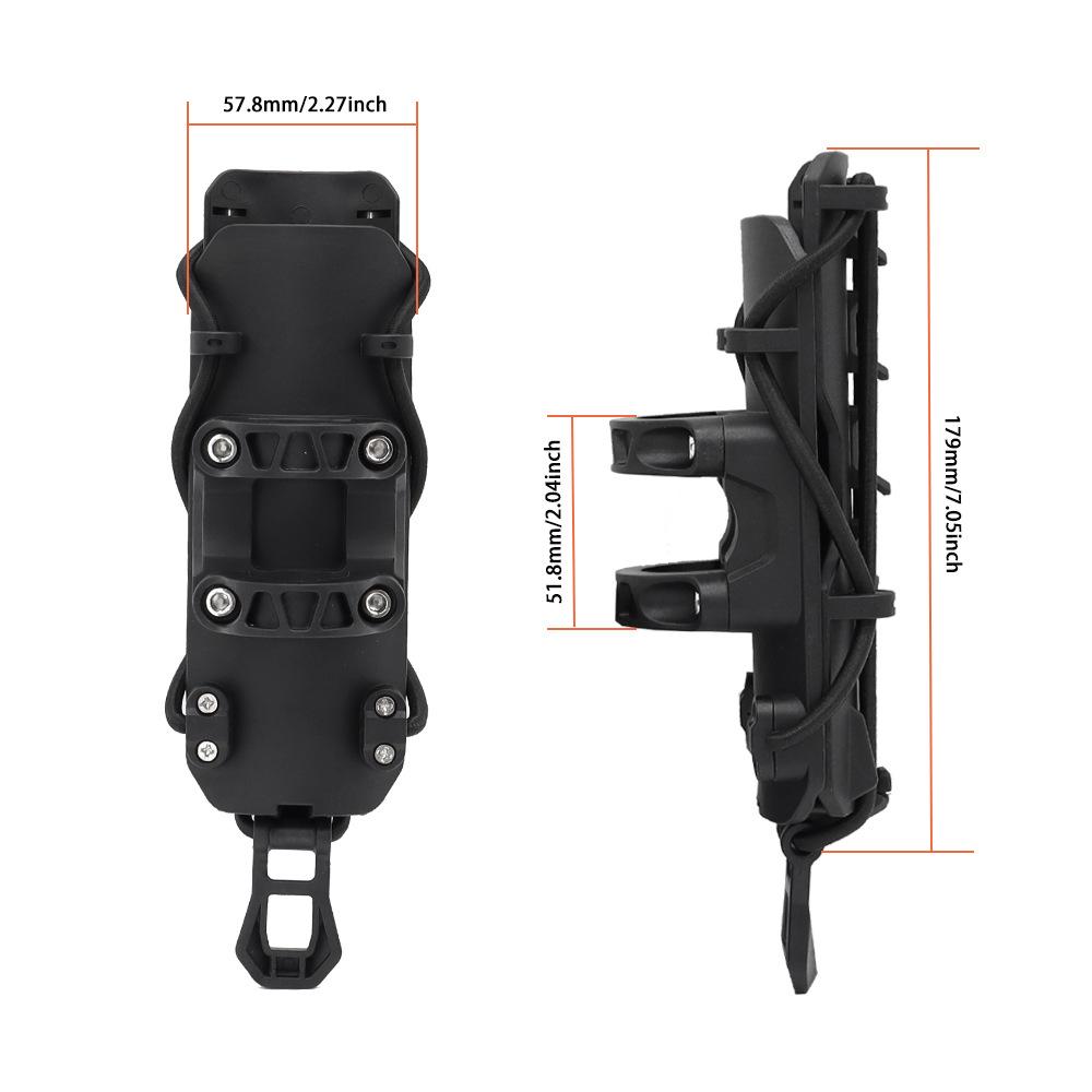 1pc Motorcycle Water Bottle Holder 22-25MM Protective Bumper Adjustable Hidden Cup Beverage Holder For Universal R1200GS R1250GS