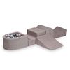 Foam Playground with Hill Corduroy Light Pink 100 Balls: Pearl, Silver, Light Pink Pearl, Metallic Graphite