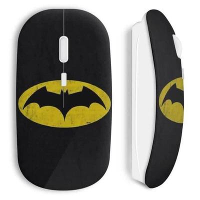 Kabellose Maus - Batman - Gelb - Kompatibel mit Mac und PC - Wi-Fi USB-Dongle - Logo-Design