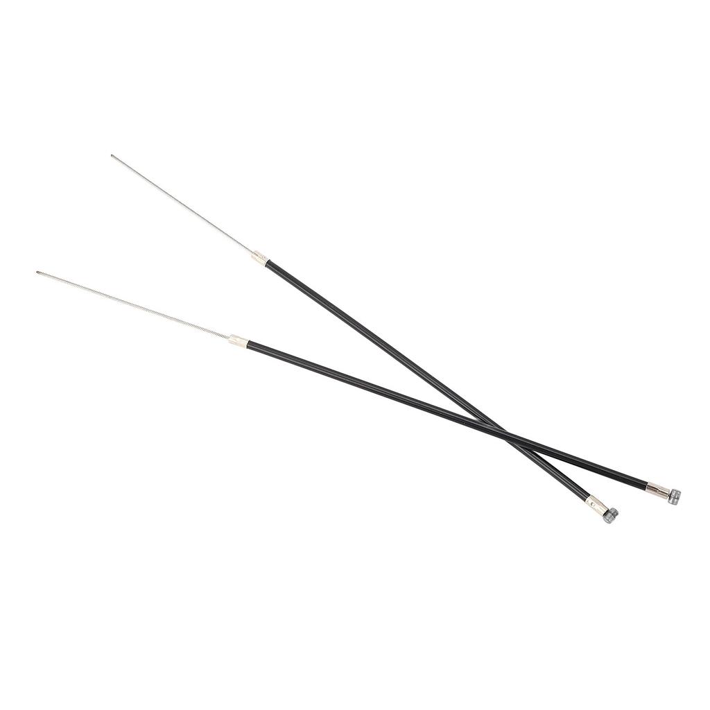 2Pcs Outboard Throttle Cable 6E0‑26301‑01 Metal Boat Outboard Engine Throttle Shift Cable for 2 Stroke 4 5 6HP Outboard