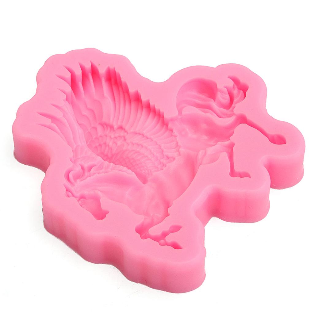 3D Silicone Pegasus Horse Fondant Cake Mould Chocolate Decor Molds Sugarcraft