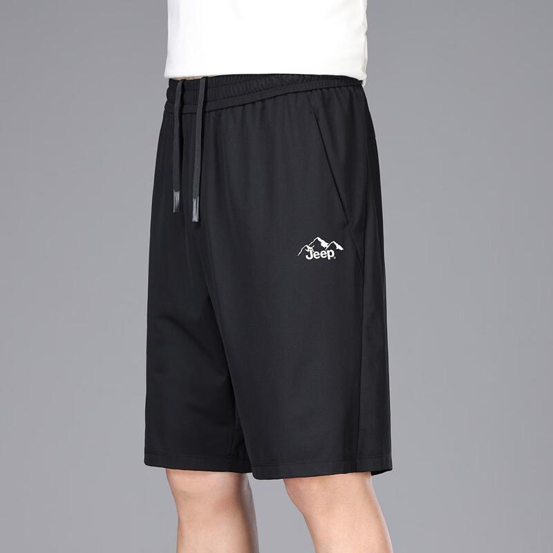 JEEP Men's Ice Silk Straight-Leg Shorts