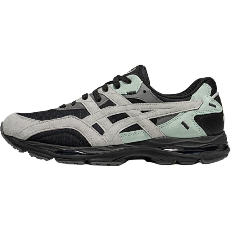 Asics Gel-Mc Plus Fabric Cow Split Leather Comfortable Fashion Non-Slip Wear-Resistant Low-Top Casual Shoes Unisex Sneaker Black Gray 1203A871-001