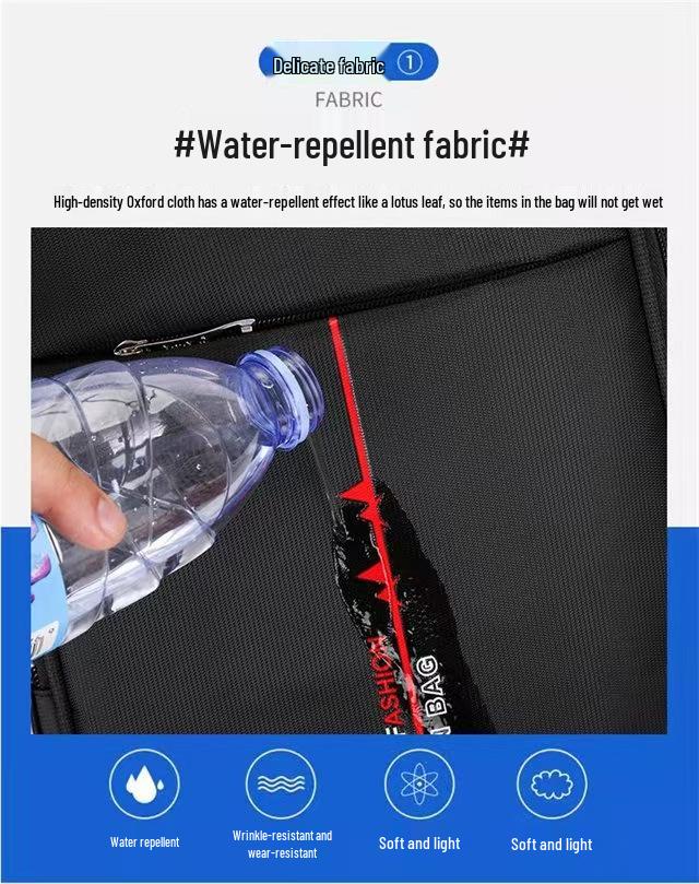 Men's Water-Resistant Multi-Functional Backpack – Large Capacity, Lightweight & Comfortable for Business & School.