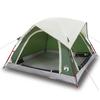 Vidaxl Tourist Tent, 4-Person, Green, Waterproof