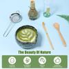 5/6 Pcs Matcha Tea Making Tool Set Ceramic Matcha Bowls with Whisk Holder Scoop and Sifter Teas set for Beginners and Tea Lovers