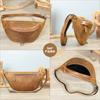 Crazy Horse Leather Retro Men's Waist Bag Outdoor Sports Single Shoulder Crossbody Large Capacity Leisure Multi Functional Chest