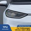 Scheinwerfer-Schutzfolie für Volkswagen ID.3 2026-2026 Rauchschwarz TPU PPF Vorgeschnitten Kratzfest Scheinwerfer Vinyl-Wrap-Folie