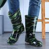 Farming Autumn Winter Print Men's Rain Boots Camo Plastic Fishing High Quality Outdoor On Offer Water Garden Gumboots Male Shoes