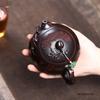 Chinese Yixing Purple Clay Teapot Handmade Peach Xishi Tea Pot Tradition Household Kettle Raw Ore Zisha Tea Set Teaware 280ml