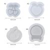 Silicone Cherry Fruit Pendant Mold Liquid Sand Keychain Accessories Mould Epoxy Resin Jewelry Molds Crafting Enthusiast