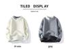 Men's Velvet Thick Knit Sweater - Autumn/Winter Round Neck Trendy Warmwear for Teen Students