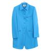ISSEY MIYAKE Blue Jersey Long Jacket coat M greenUsed