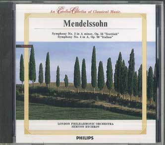 

CD - Мендельсон: Симфония №. 3 Scottis MP109 PHILIPS Япония Классический Б/У