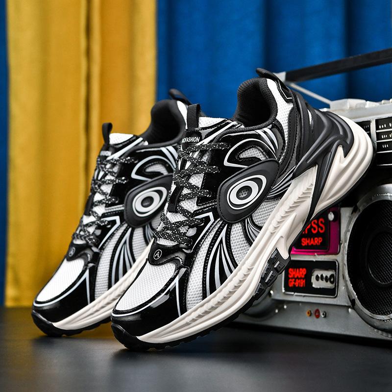 Dad shoes women's spring and summer thick-soled casual sports shoes women's mesh breathable height increase lightweight soft-soled non-slip running sh