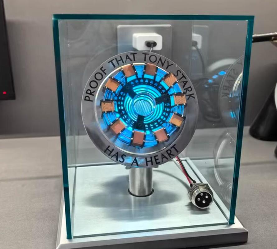 1:1 Scale Iron Man Mk1 Mk2 Arc Reactor Chest Light Tony Stark Heart Lamp Superhero Collectible Figure Christmas Gift