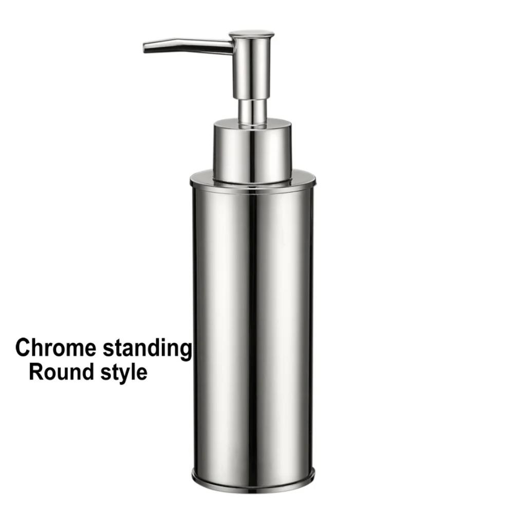 

Диспенсер для мыла из нержавеющей стали 304, настенный дозатор для мыла, бутылка для эмульсии, пресс для мытья тела и рук