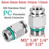 External Thread Pneumatic Quick Connector Straight Air Hose Fitting Pneumatic Systems