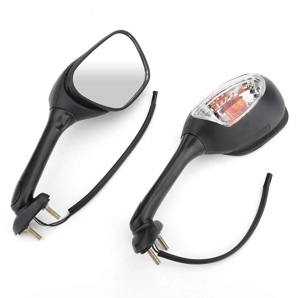 Rearview Side Mirrors w/Turn Signals Lights for Suzuki GSXR600 GSX-R750 GSXR1000 GSX-R GSXR 600 750 1000