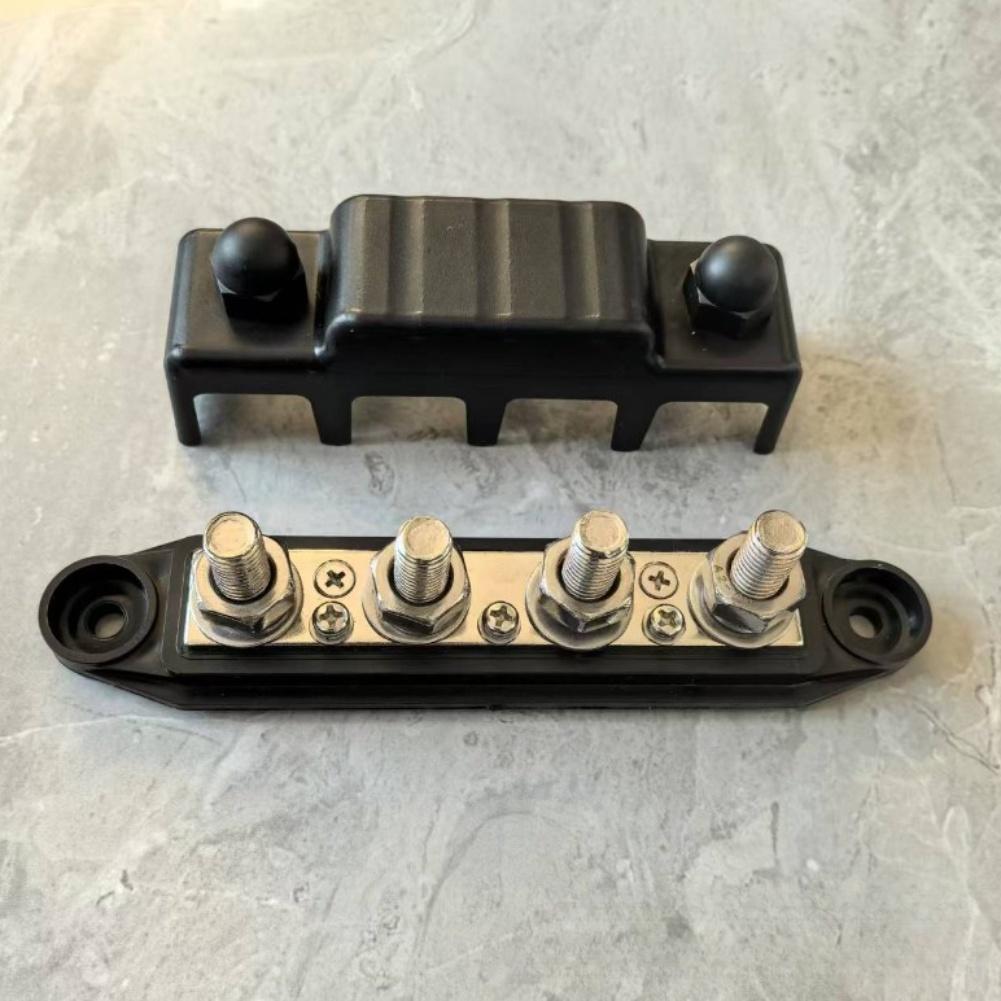 Heavy Duty 12V Busbar Power Distribution Block 250A for Cars Trucks RVs Yachts Ships Electrical System Organization