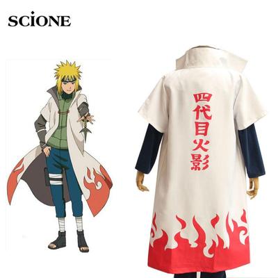Namikaze Minato Cosplay Karikatür Kostümleri 4th Hokage Pelerin Uzumaki Karikatür Pelerin Cosplay Kostüm Kıyafet
