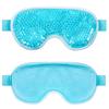Cooling Eye Mask Gel Eye Mask Reusable Cold Eye Mask for Puffy Eyes, Eye Ice Pack Eye Mask with Soft Plush Backing for Dark Circ