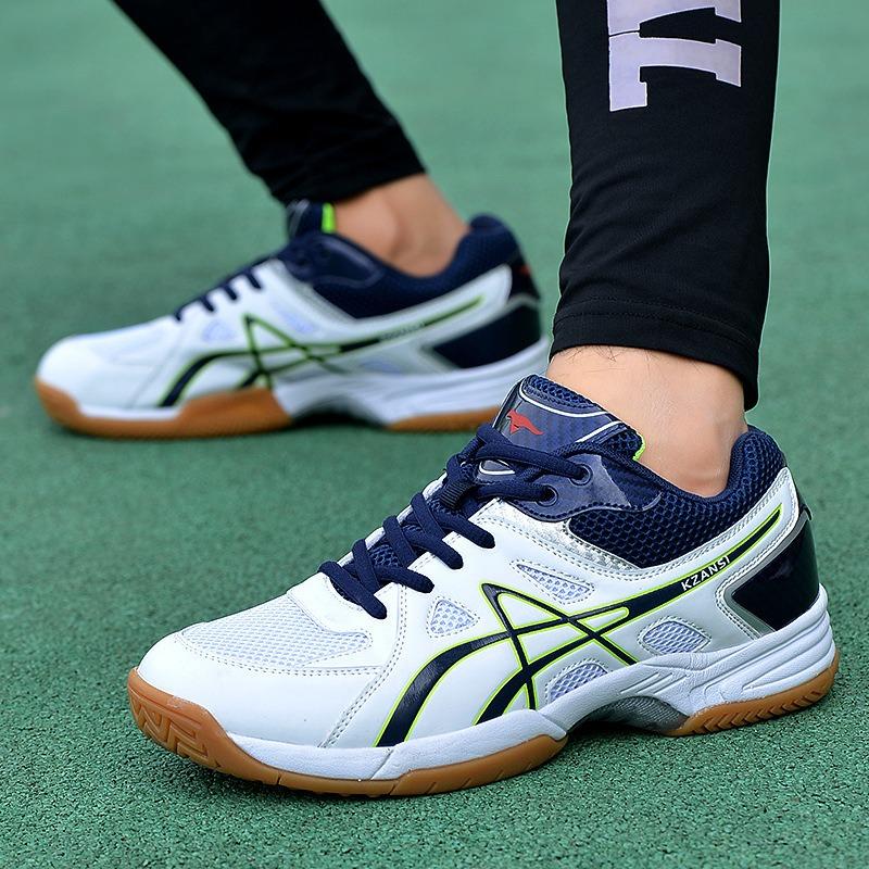 2 new badminton shoes men's and women's ultra-light indoor breathable men's and women's shoes sports shoes volleyball shoes