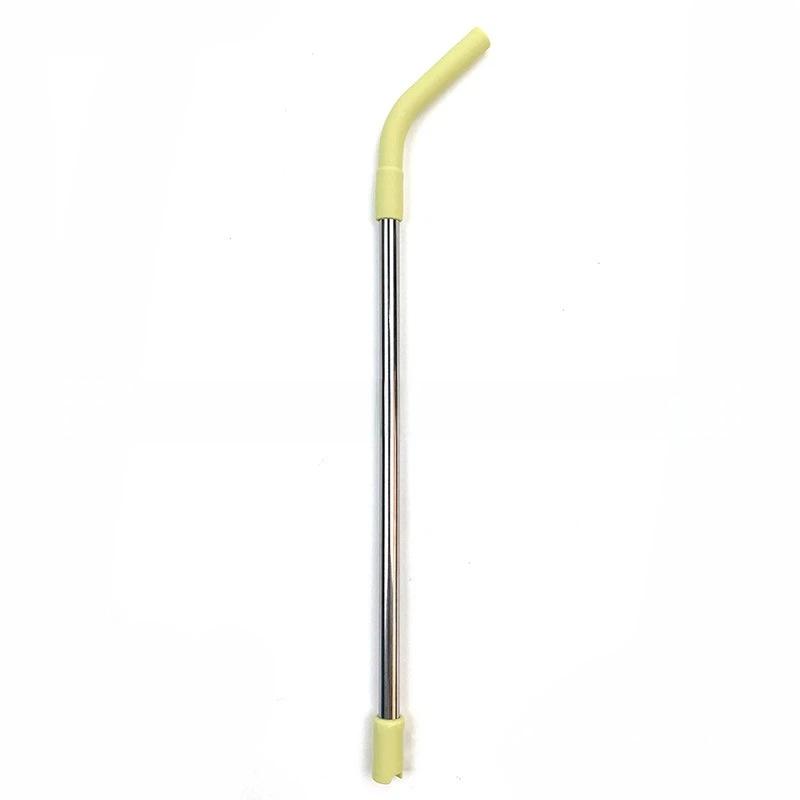Reusable Stainless Steel Straws With Soft Colorful Silicone Tips Perfect For Smoothies Juices Cocktails Home Parties Daily Use
