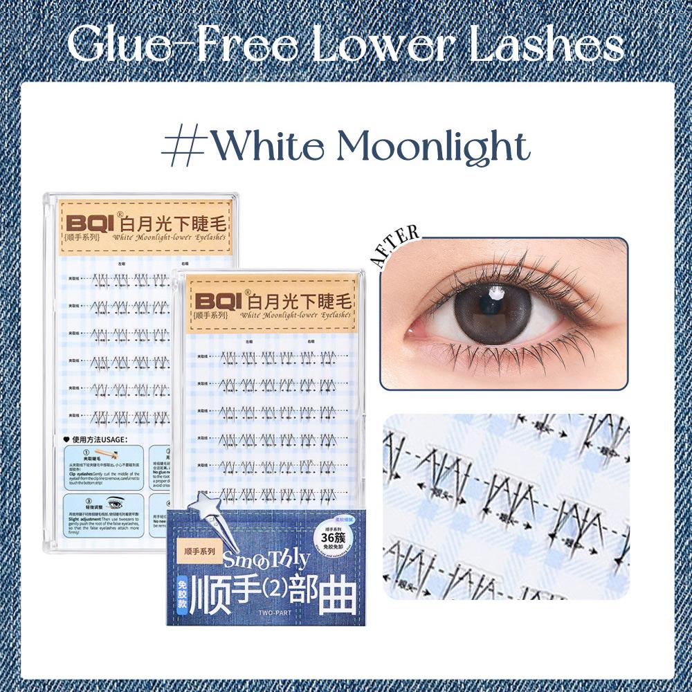 Natürlicher Look Vorgeklebte Unterwimpern Weich & Leicht Selbstklebende Wimpern Großes Volumen zur Auswahl