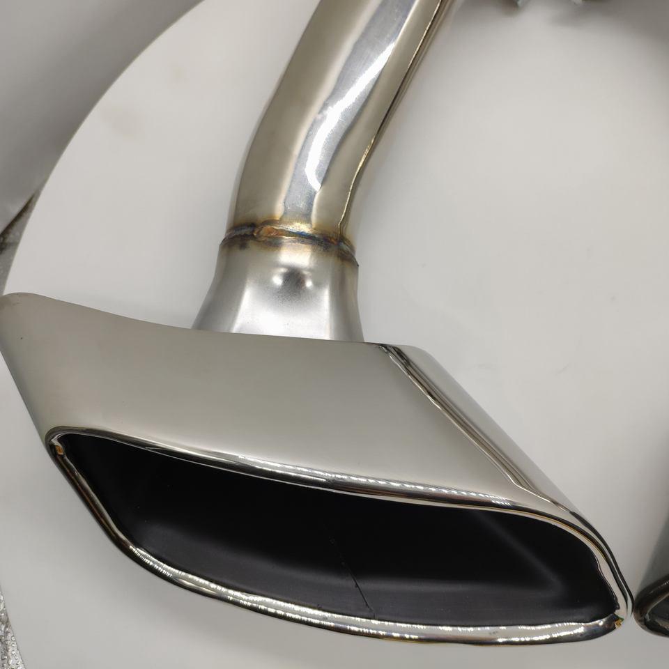 Hochwertiger Edelstahl-Doppelauspuffendrohr für BMW