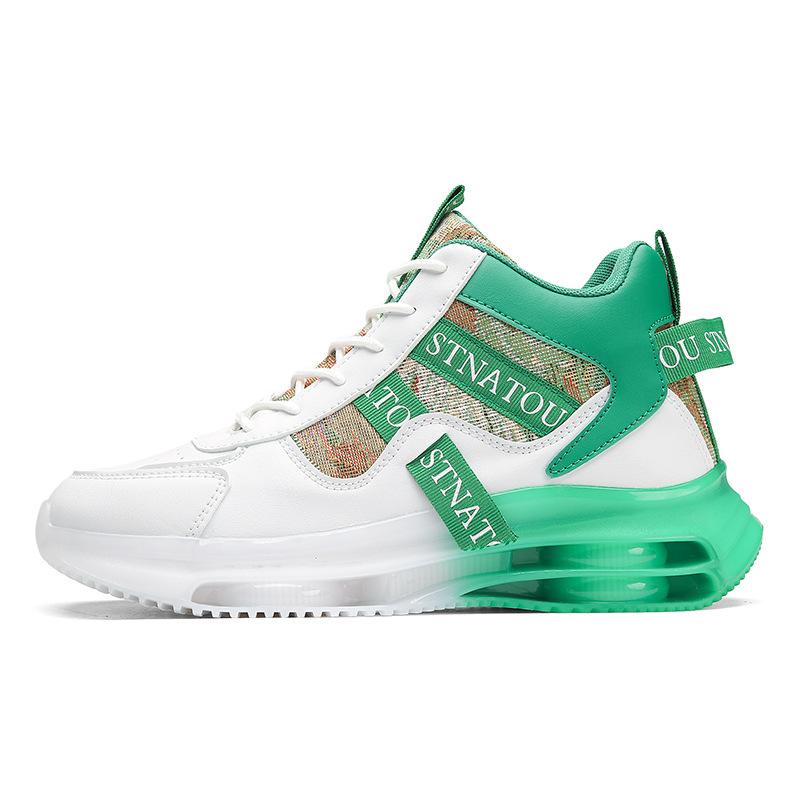 High top autumn and winter new sports running shoes youth height increase sports