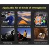 Flashlight, Multifunctional Rechargeable Flashlight High Tech Flashlight, Waterproof Flashlight (Black 1Pcs)