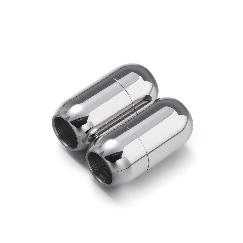 1 Stück Edelstahl 7-12mm Magnetverschlüsse Lederband Armband Magnet Spitze Schnalle Halskette DIY Verbindungsstücke Schmuckherstellung